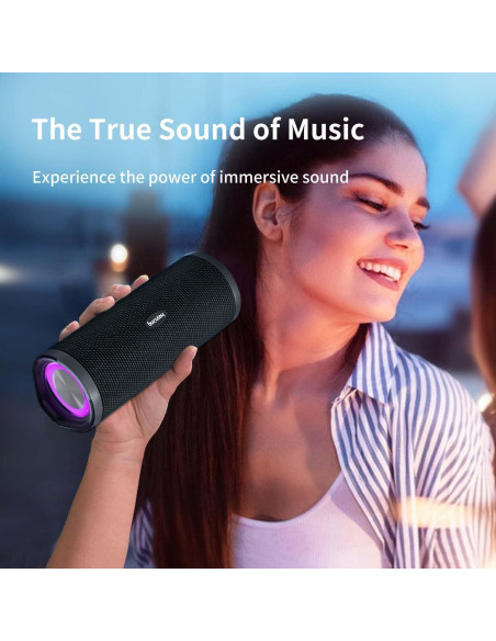 Altavoz Bluetooth HEYSONG REVERB Impermeable 40H Sonido Estéreo