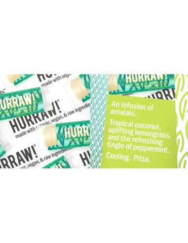 Bálsamos Labiales Orgánicos Hurraw! - Paquete de 3 Sabores