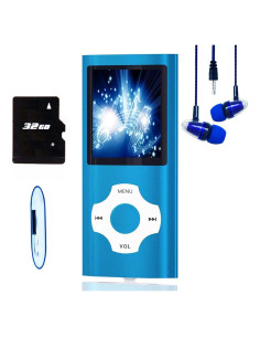 Reproductor MP3 Hotechs 32GB con Radio FM y Grabadora de Voz