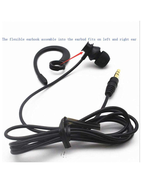 Auriculares In-Ear Estéreo Saidbuds E-360R con Gancho Removible