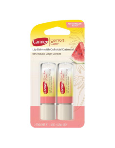 Bálsamo Labial Carmex Comfort Care con Avena Coloidal 4.25g - Sabor Sandía (Paquete de 2)