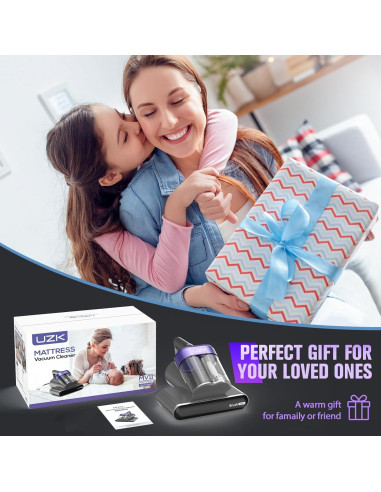 Aspiradora de Cama UZK MV11-02 500W con Luz UV y Calentamiento