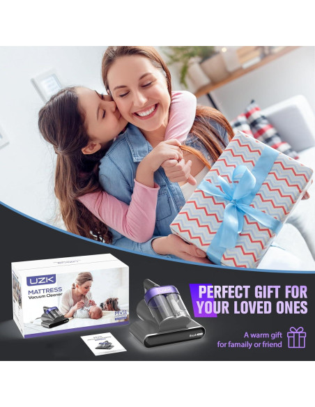 Aspiradora de Cama UZK MV11-02 500W con Luz UV y Calentamiento