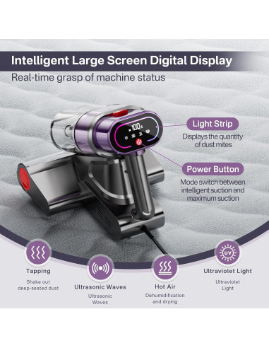 Limpiador de colchones Dufuls DS026 Pro con UV y ultrasonido