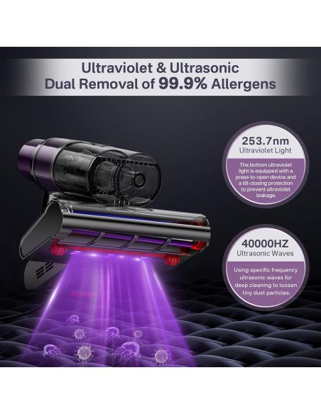 Limpiador de colchones Dufuls DS026 Pro con UV y ultrasonido