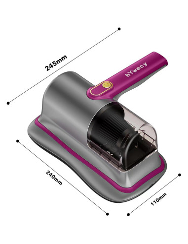 Aspiradora de Cama Inalámbrica hYwecy HC-11 con Luz UV