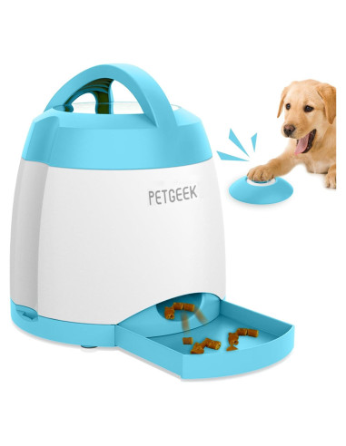 Dispensador Automático de Golosinas para Perros PETGEEK - Control Remoto