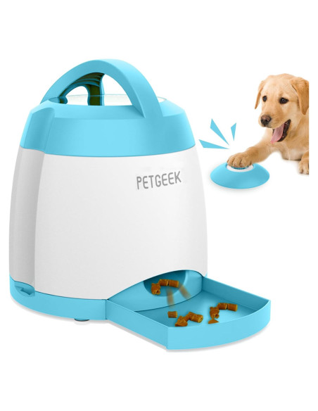 Dispensador Automático de Golosinas para Perros PETGEEK - Control Remoto