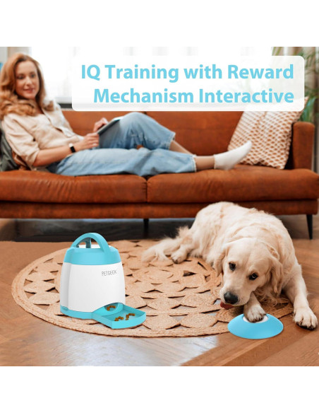 Dispensador Automático de Golosinas para Perros PETGEEK - Control Remoto