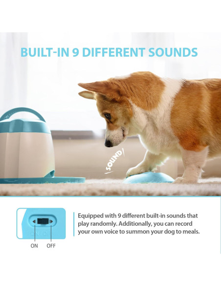 Dispensador Automático de Golosinas para Perros PETGEEK - Control Remoto