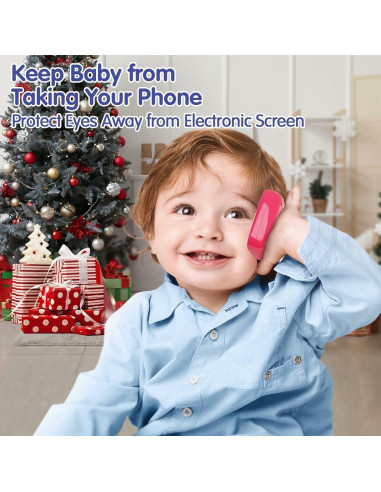 Teléfono Juguete para Bebé BABYFUNY Rosa 15 Funciones 12-18 Meses