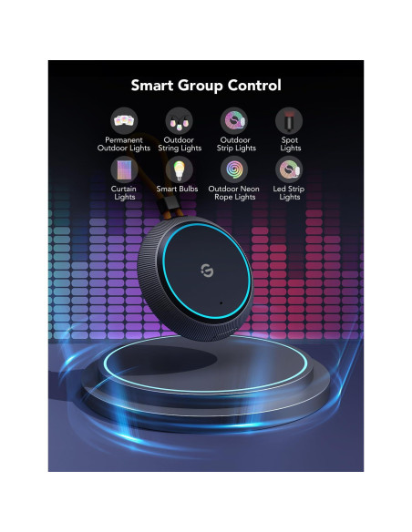 Caja de Espectáculo de Luz Exterior Govee H1167 IP65 22 Modos Música