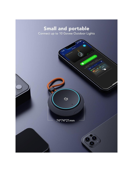 Caja de Espectáculo de Luz Exterior Govee H1167 IP65 22 Modos Música