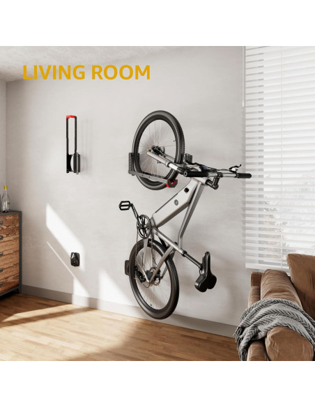 Soporte de Pared para Bicicleta monTEK Giratorio 35 kg
