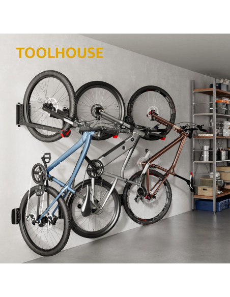 Soporte de Pared para Bicicleta monTEK Giratorio 35 kg