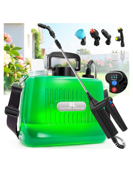 Pulverizador Eléctrico a Batería SideKing 7.57L 3 Niveles