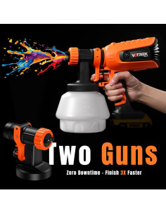 Pulverizador de Pintura Inalámbrico VOTREK SPB8002 1200ml 2