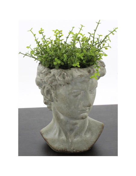 Maceta de Cemento La Colección Bridge Cabeza Griega 15.24 cm