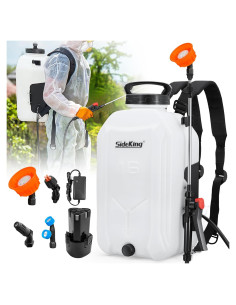 Pulverizador de Mochila Eléctrico SideKing 4 Galones 12V