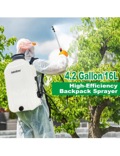 Pulverizador de Mochila Eléctrico SideKing 4 Galones 12V 2