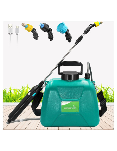 Pulverizador Eléctrico a Batería SideKing 5L con Varilla Telescópica