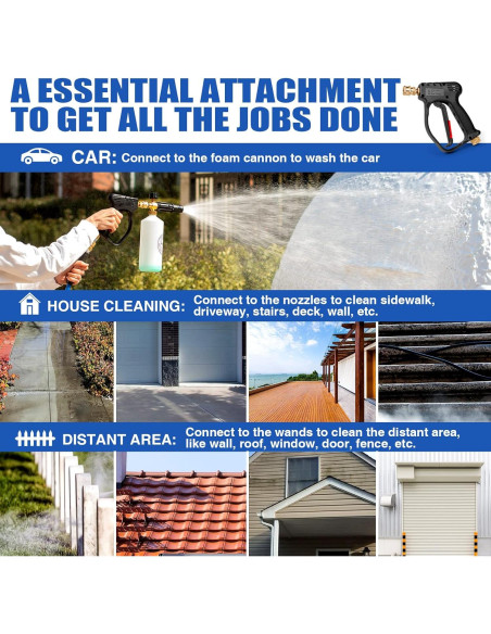 Pistola de Lavado a Presión MEKOH 4000 PSI 10.5 LPM