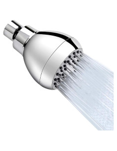 Cabezal de Ducha Aisoso Alta Presión 7.62 cm Cromado