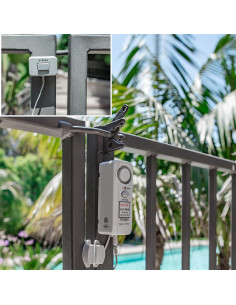 Alarma de Piscina Techko S187D con Sensores y 110 dB 2