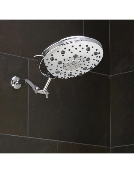 Cabezal de Ducha de Lluvia Oxygenics Vortex 10" Cromado 1.8 GPM