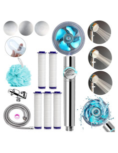 Cabezal de Ducha Filtrado Besititli Alta Presión 3 Modos