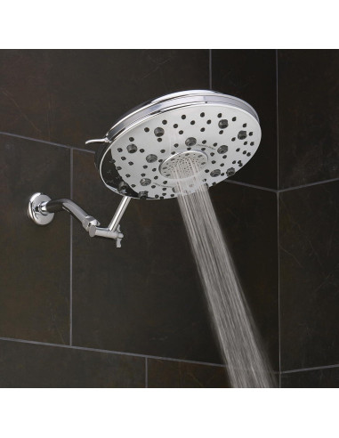 Cabezal de Ducha de Lluvia Oxygenics Vortex 10" Cromado 1.8 GPM