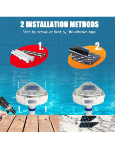 Alarma de Piscina IC ICLOVER Inalámbrica con Receptor Remoto 2