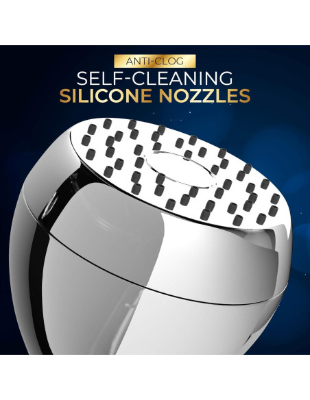 Cabezal de Ducha Alta Presión Heatsistence Cromo 9.5 LPM