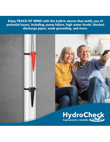 Interruptor de Flotador HydroCheck HC6000v2 para Sump 120V