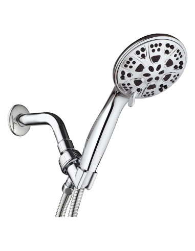 Cabezal de Ducha de Mano AquaDance 5" Cromado 6 Configuraciones