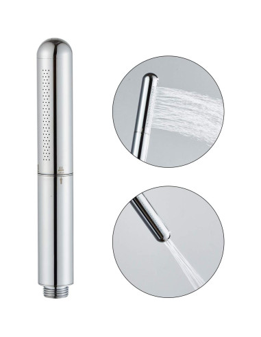 Cabezal de Ducha de Mano AAdct Cromo Redondo Alta Presión