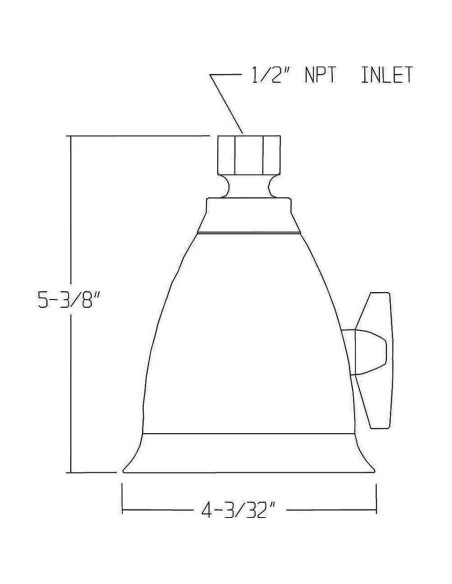 Cabezal de Ducha Ajustable Speakman S-2005-HB-BC 2.5 GPM Cromo