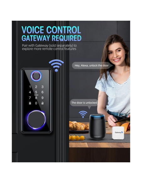 Cerradura Biométrica PSOS Inteligente para Puerta Principal Cerradura Biométrica PSOS Inteligente para Puerta Principal