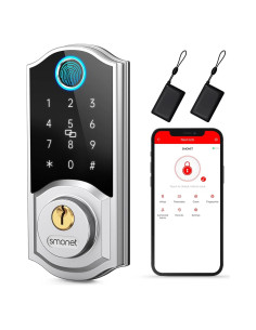 Cerradura Inteligente SMONET con Huella Dactilar y Bluetooth