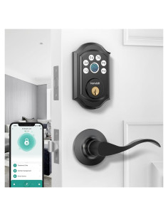 Cerradura Inteligente Hornbill A5 con Huella Dactilar y App