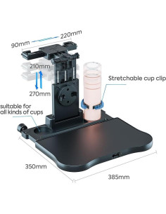 Bandeja de Viaje Plegable para Asiento Trasero FANXIN - Multifuncional 2