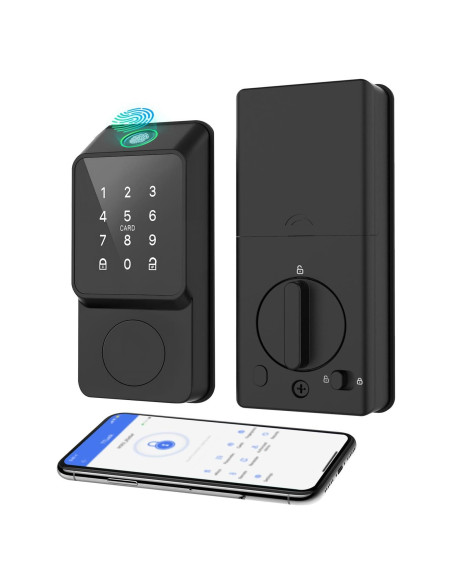 Cerradura Inteligente Mutak HS0037 Biométrica 6 en 1 con APP