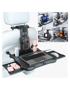 Mesa de Bandeja Trasera de Coche AUEOTUAR A08-2 Plegable