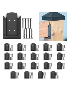 20 Soportes de Barandilla KASTFORCE KF4013 con Tornillos