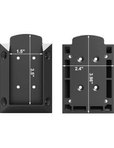 20 Soportes de Barandilla KASTFORCE KF4013 con Tornillos 2