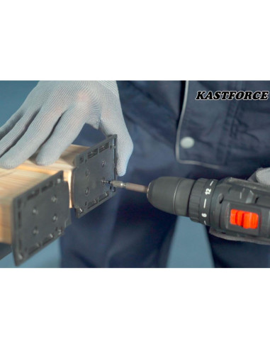 20 Soportes de Barandilla KASTFORCE KF4013 con Tornillos