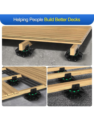 Pedestal Soporte Ajustable Zylorix 24Pack 40-60mm Negro