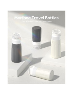 Set de Botellas de Viaje Morfone 16 Piezas Silicona 2oz 3oz 2