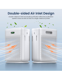 Purificador de Aire HEPA AMEIFU F1 para Habitaciones Grandes 204.4 m 2
