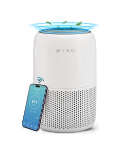 Purificador de Aire MIKO MA-04WBN con Filtro HEPA 3 en 1